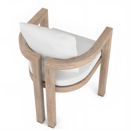 Möbelset, Garten oder Terrasse, großer Tisch und 8 Stühle, Voll-Teakholz, inklusive Kissen, Primavera