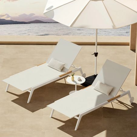 Strandliege aus Aluminium...