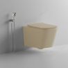 Toilettenschüssel, Rimless, Jasmin Matt, Power Colour, Wandmontage, inkl. Slim-Duroplast-Sitz mit Soft-Close, Alfonso