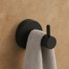 Handtuchhalter, Mattschwarz, Stahl, modernes Design, Velvet Handtuchhalter, Mattschwarz, Stahl, modernes Design, Velvet