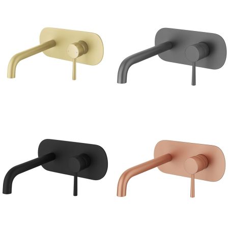 Waschbeckenarmatur, Einbaumontage, Rose Gold Matt, Einhebel, Messing, Gala