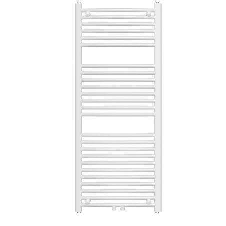 Heizkörper, Handtuchheizkörper aus Stahl, 120-150-180x50 cm, Weiß, Gebogenes Design, Terma
