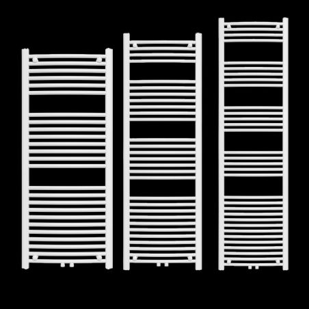 Heizkörper, Handtuchheizkörper aus Stahl, 120-150-180x50 cm, Weiß, Gebogenes Design, Terma