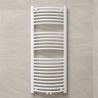 Heizkörper, Handtuchheizkörper aus Stahl, 120-150-180x50 cm, Weiß, Gebogenes Design, Terma Heizkörper, Handtuchheizkörper aus Stahl, 120-150-180x50 cm, Weiß, Gebogenes Design, Terma