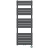 Elektrischer Heizkörper mit LCD-Thermostat, Wochenprogrammierung, Timer, Handtuchhalter, 120-140-160x50 cm, Anthrazit, Nadir Elektrischer Heizkörper mit LCD-Thermostat, Wochenprogrammierung, Timer, Handtuchhalter, 120-140-160x50 cm, Anthrazit, Nadir