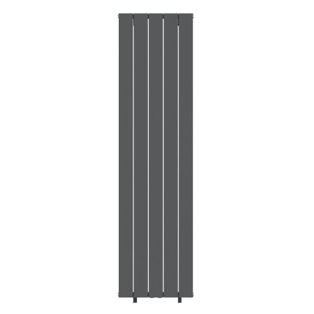 Vertikalheizkörper aus Aluminium 180x47 cm, 978 W, 5 Elemente, Anthrazit, Armonico