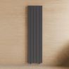 Vertikalheizkörper aus Aluminium 180x47 cm, 978 W, 5 Elemente, Anthrazit, Armonico
