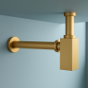 Ablaufsiphon, Mattgold, Edelstahl, Zinko Ablaufsiphon, Mattgold, Edelstahl, Zinko