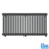 Horizontaler Stahlheizkörper, 119x60 cm, 26 Elemente, 1225 W, Anthrazit, Albion Horizontaler Stahlheizkörper, 119x60 cm, 26 Elemente, 1225 W, Anthrazit, Albion