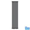 Verticaler Stahlheizkörper, 188x44 cm, 7 Elemente, 2960 W, Anthrazit, Eleganza Verticaler Stahlheizkörper, 188x44 cm, 7 Elemente, 2960 W, Anthrazit, Eleganza