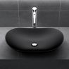Waschbecken EGO 858, Mattschwarz, 63x36.5 cm, Aufsatzmontage, Sanitärkeramik
