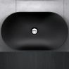 Waschbecken EGO 858, Mattschwarz, 63x36.5 cm, Aufsatzmontage, Sanitärkeramik