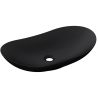 Waschbecken EGO 858, Mattschwarz, 63x36.5 cm, Aufsatzmontage, Sanitärkeramik