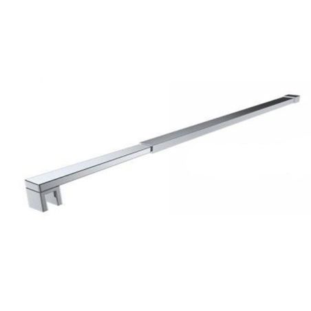 Walk-In Duschwand, Sicherheitsglas, Graphit-Finish 10 mm, 100, 120, 140 cm, Lotus-Effekt, Sicilia