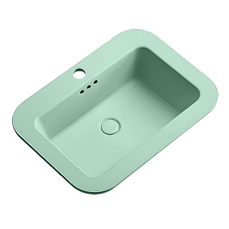 Waschbecken, Mintgrün Matt,...