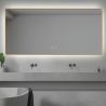 LED-Spiegel, goldener Rahmen, Anti-Beschlag, Touch-Taste, 3 Lichtfarben, Einstellbare Helligkeit, 60-70x80-150 cm, Feliz