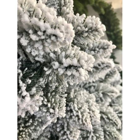 Künstlicher Weihnachtsbaum Schnee, 220 cm, inklusive Kunststoffständer, EGO Osnio