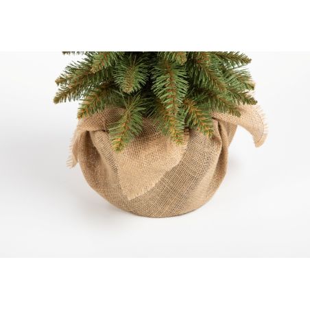 Künstlicher Weihnachtsbaum Slim, 180 cm, auf echtem Stamm, inklusive Ständer, Ego Interiors