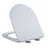 Duroplast Slim WC-Sitz, Soft-Close, verstellbarem Abstand, Quick Release, für WC-Becken Ben Weiß