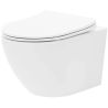 Duroplast Slim WC-Sitz, Soft-Close, verstellbarem Abstand, Quick Release, für WC-Becken Ben Weiß