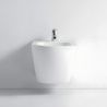 Bidet Ben, Glänzend Weiß, 49x36 cm, Wandmontage, Sanitärkeramik