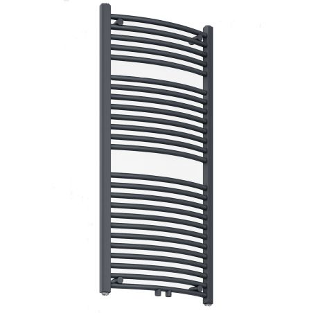 Heizkörper, Handtuchheizkörper aus Stahl, 120-150-180x50 cm, Anthrazit, Gebogenes Design, Terma