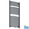Heizkörper, Handtuchheizkörper aus Stahl, 120-150-180x50 cm, Anthrazit, Gebogenes Design, Terma