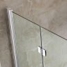 Duschtür EGO-266, ESG-Sicherheitsglas 6 mm, transparent, Nano-Beschichtung, Breiten zwischen 70-100 cm