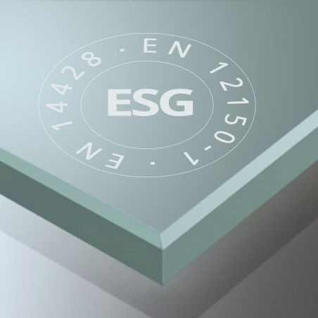 Duschtür EGO-266, ESG-Sicherheitsglas 6 mm, transparent, Nano-Beschichtung, Breiten zwischen 70-100 cm