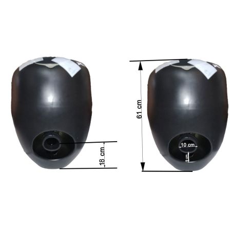 Santa Rimless WC, Einbautank, Glossy Grey, Bodenmontage, Abdeckung mit Soft-Close, Royalty Line by Ego