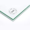 Badewannenabtrennung EGO-1121, 6 mm Sicherheitsglas, transparent oder teilweise sandgestrahlt, 94 x 140 cm, um 180° schwenkbar