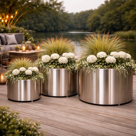 Zylindrischer Blumenkasten,...