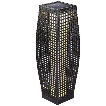 Solarlampe aus Polyrattan,...
