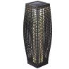 Solarlampe aus Polyrattan, Dämmerungssensor, Batterie inklusive, Schutzart IP44, 80 cm, Evelyn