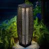 Solarlampe aus Polyrattan, Dämmerungssensor, Batterie inklusive, Schutzart IP44, 80 cm, Evelyn