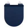 Duroplast-Deckel, Soft-Close-Funktion und Schnellverschlusssystem für die Toilettenschüssel Lazio in Blau-Terrazzo
