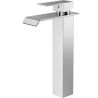 Waschtischarmatur, Wasserfall-Ausführung, Aufsatzmontage, Chrom, Avira