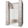 Duschtür EGO-266, ESG-Sicherheitsglas 6 mm, teilweise sandgestrahlt, Nano-Beschichtung, Breiten zwischen 70-100 cm