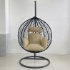 Hängesessel California Brown, Entspannungssessel zum Aufhängen, für Garten oder Wohnzimmer, komfortabel, 3D-Rattan