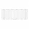 Heizkörper, doppelter Stahlradiator, Weiß, 42 Elemente, 2107 W, 156 x 60 cm, Wohnzimmer oder Zimmer, Alesia