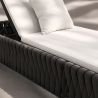 Verstellbare Strandliege mit Matratze, Aluminiumrahmen und EQ-Geflecht, Tenerife, Luxury by EGO