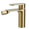 Bidet-Armatur, mit Perlator, Messing, Gold, Zenia