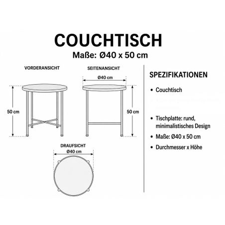 Möbelset für Garten oder Terrasse – 2 Sessel, Couchtisch, Aluminiumrahmen, Polyrattan, braune und weiße Kissen, Ema
