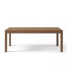 Möbelgarnitur, Tisch 150 cm + 6 Stühle, Teakholz, für Terrasse oder Garten, Seilgeflecht, Kissen inklusive, Gardenia