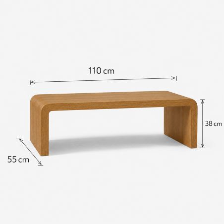 Gartenmöbel-Set für die Terrasse, 2-Sitzer-Sofa, 2 Sessel, Couchtisch, Aluminium, Edenia