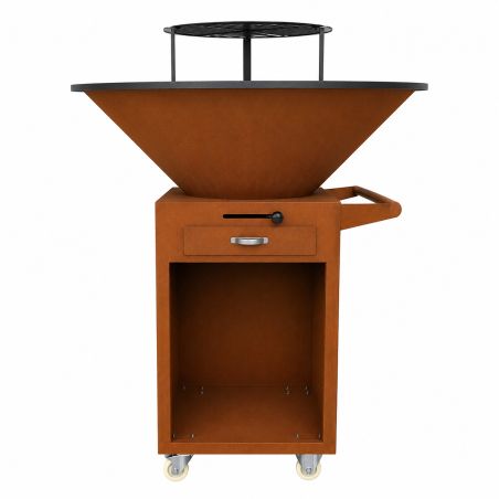 Schutzhülle wasserdicht aus Nylon mit Kordel für den Aurielio-Grill, Durchmesser 100, schwarz