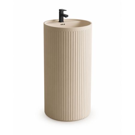 Standwaschbecken, Beige...