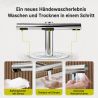 Waschtischarmatur, Kaltwasser, Seifenspender, Sensor, Händetrockner, Kauf, Waschtischmontage, Stromanschluss, Velis