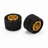Adapter für Kupferrohre Ø 16 mm, Gewinde 3/4", Messing, schwarz