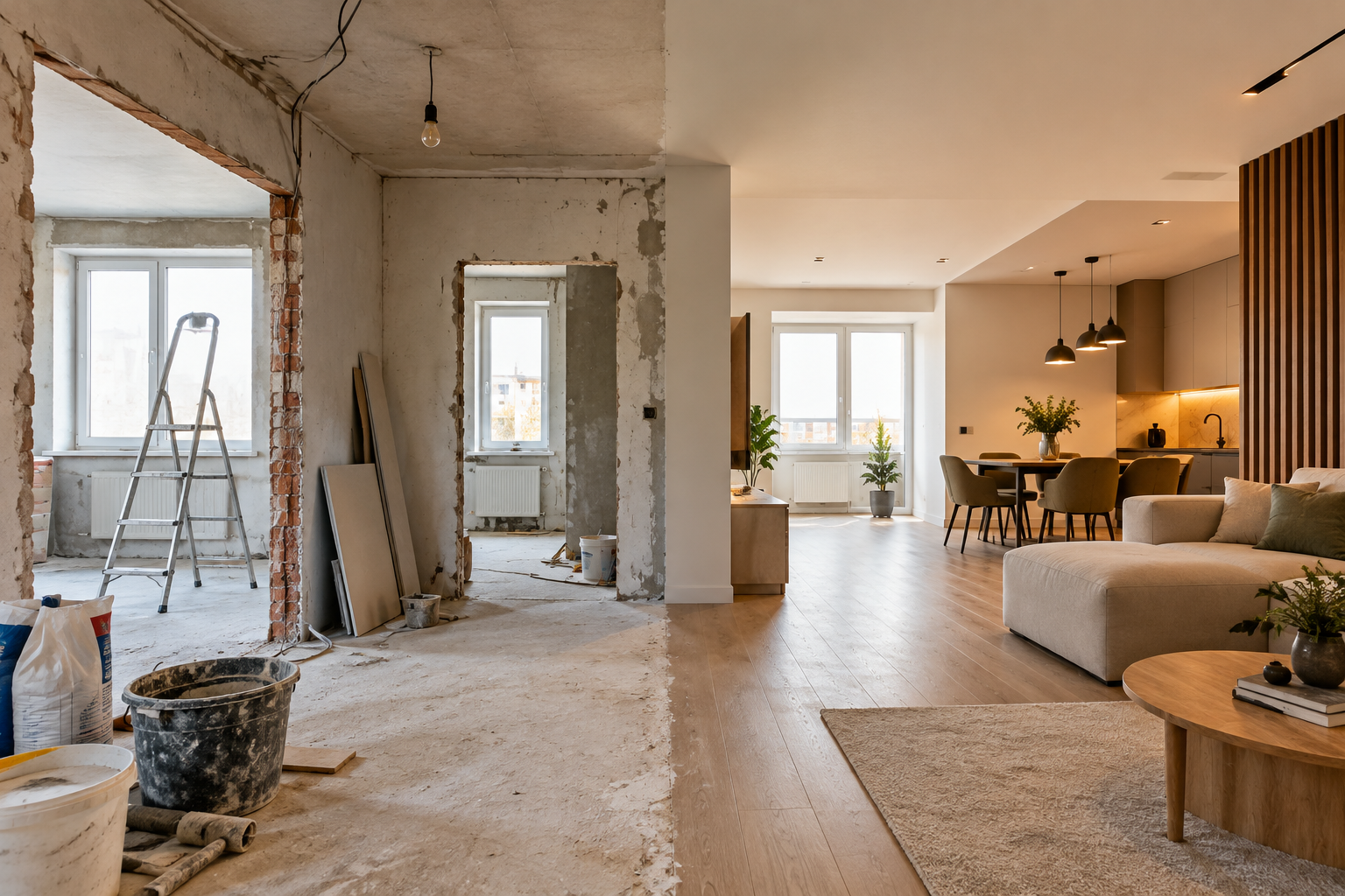 Wohnungsrenovierung – notwendige Schritte, Materialien, Kosten und Fehler, die Sie vermeiden sollten
